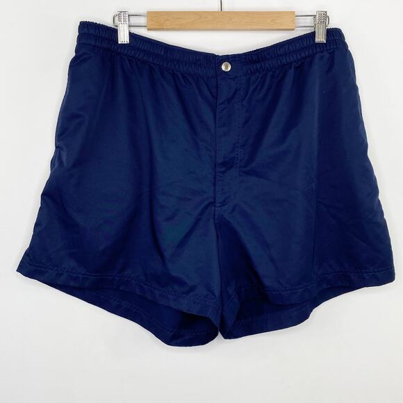 Vintage Polo Sport Ralph Lauren Swim Trunks Bathing Suit Board Shorts Blue XL - Picture 1 of 8